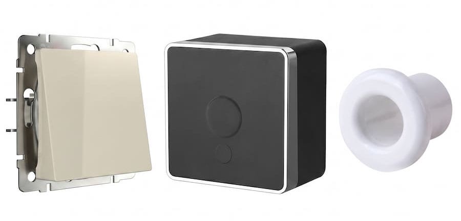 Встраиваемые и накладные модели выводов кабеля