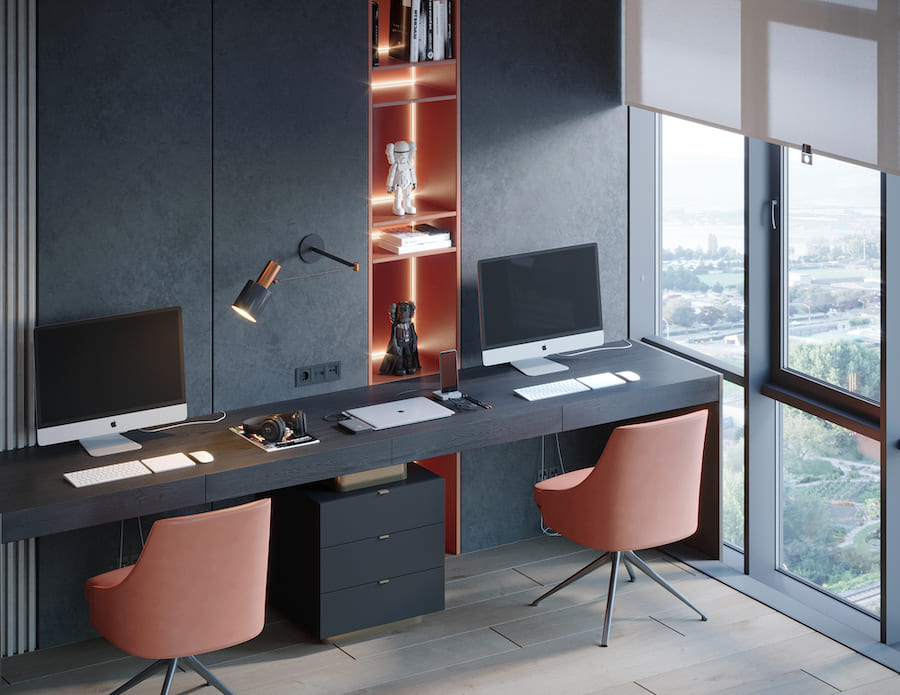 Рабочий стол для домашнего кабинета