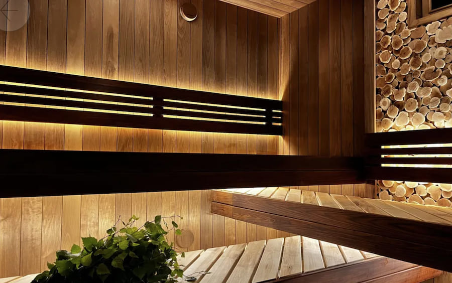 Парилка в банном комплексе