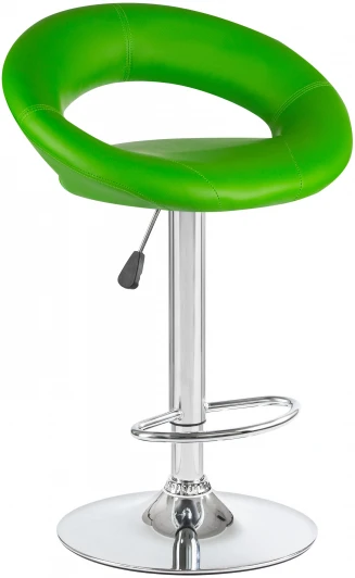 5001-LM MIRA,  цвет сиденья зеленый, цвет основания хром Стул барный MIRA (зелёный)