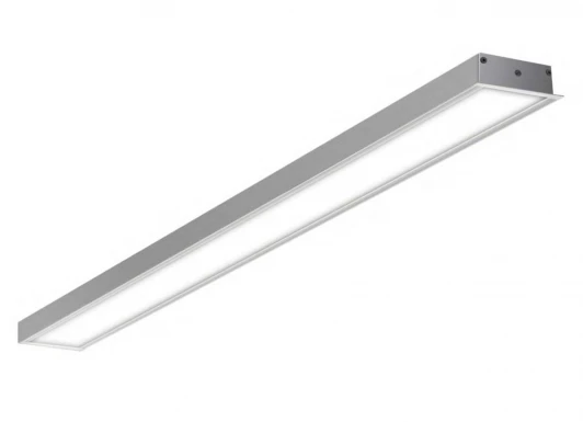 DL18512M50WW20 Светильник встраиваемый профильный светодиодный Donolux, серебро, 19.2W, 1320lm, 3000K, IP20, 50см, односторонний