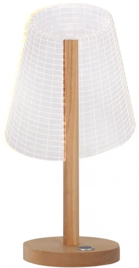 210-70-31-T Интерьерная настольная лампа Дубравия Слим 210-70-31-T