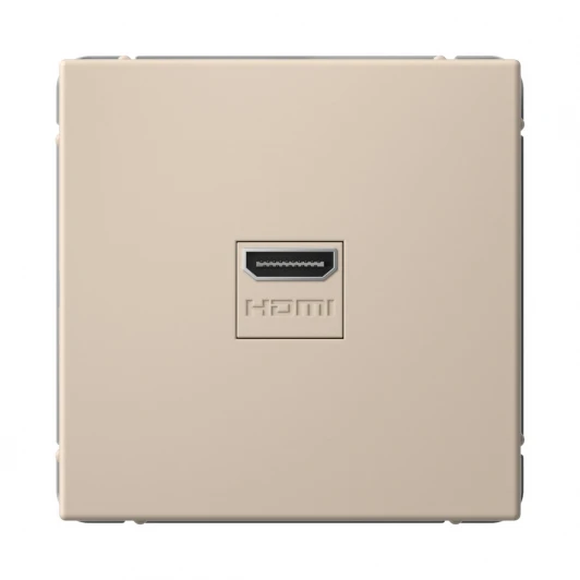 GAL001280 Розетка HDMI (песочный) Systeme Electric GAL001280