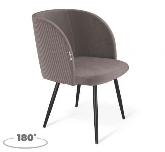 4671567501 Стул Sheffilton SHT-ST33-4/S1470-VP Кофе мокко/вельвет/черный муар 4671567501