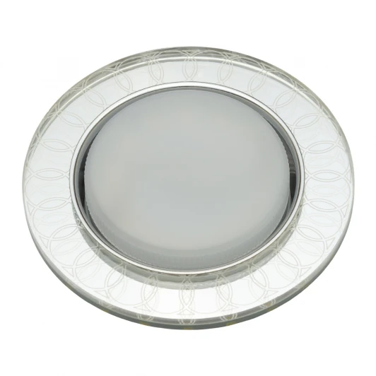 DLS-L157 GX53 GLASSY/CLEAR 3D Встраиваемый точечный светильник Fametto Luciole DLS-L157 GX53 GLASSY/CLEAR 3D (220V, круглые)