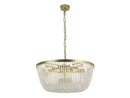 8320/60 C euromat.gold Подвесная люстра хрустальная Newport 8320 8320/60 C euromat.gold