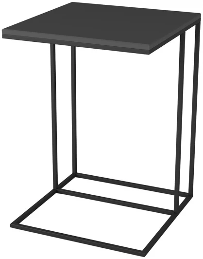 006722 Стол придиванный Хайгрет графит/черный от фабрики Mebelik