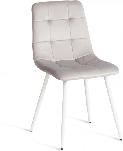 24566 Стул CHILLY (mod. JSC-220) / 2 шт. в упаковке Tetchair (Велюр,Металл /Серый) арт.24566