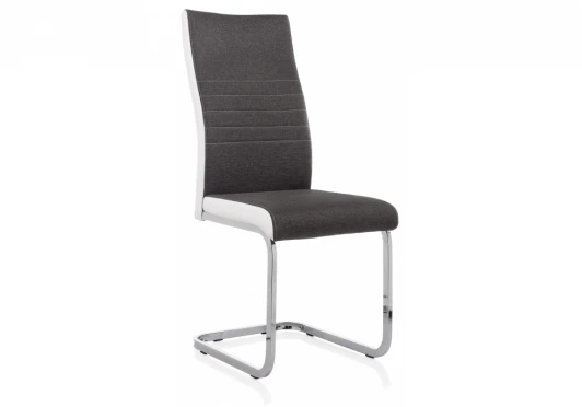 11212 Обеденный стул на металлокаркасе Woodville Loan серый 11212