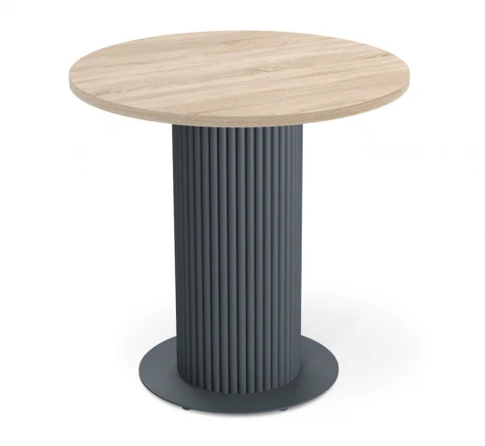 9875306702 Стол Sheffilton SHT-TU69/TT 80 ЛДСП антрацит/дуб сонома 9875306702