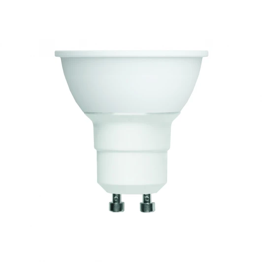LED-JCDR-5W/3000K/GU10/FR/SLS Лампа светодиодная форма «JCDR», матовая, теплый белый свет 3000K Volpe Optima LED-JCDR-5W/3000K/GU10/FR/SLS