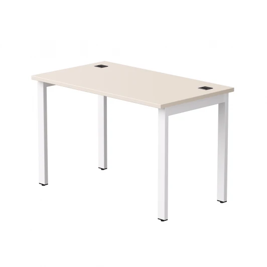 254S006GU9003 Стол прямой Everprof EVO (ЭВО) на металлокаркасе 1180х670х755 мм Кашемир/Белый 254S006GU9003