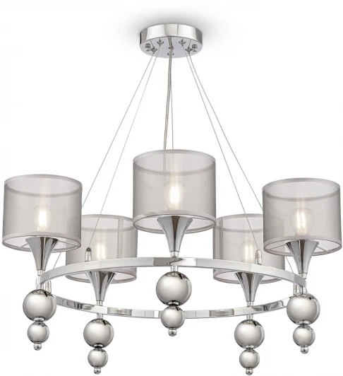 FR5093PL-05CH Подвесная люстра Freya Lauren FR5093PL-05CH (220V, на тросе)