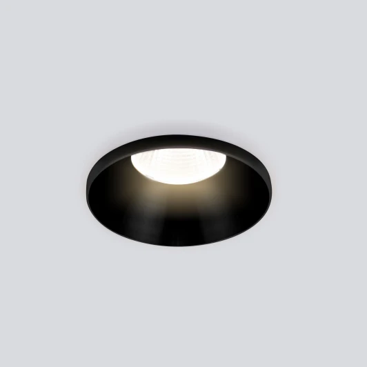 25026/LED 7W 4200K BK черный Точечный светильник встраиваемый Elektrostandard Nuta 25026/LED 7W 4200K BK черный
