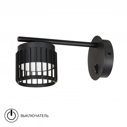 A8032AP-1BK Настенный светильник Arte Lamp Atria A8032AP-1BK (220V, выключатель)