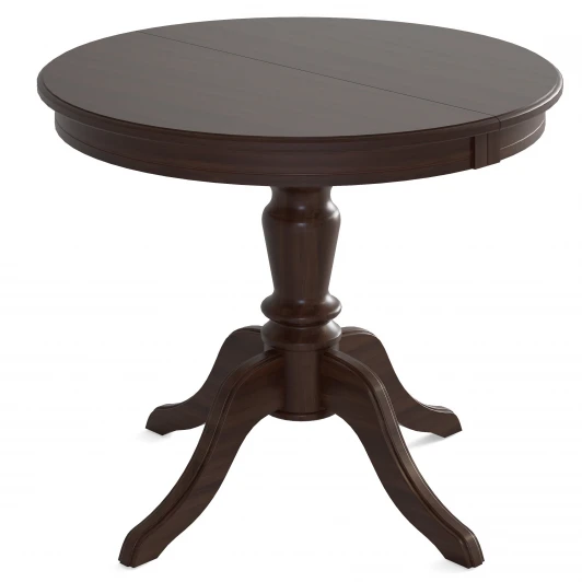 009914 Стол обеденный Линне темный орех 90/130*90 Mebelik 009914