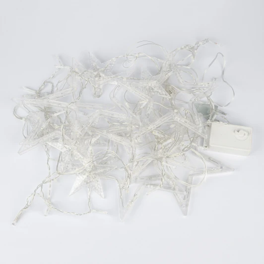 ULD-E3007-138/DTA WARM WHITE IP20 STARS-2 Занавес фигурный светодиодный. 3х0.7м. 138 светодиодов. Теплый белый свет. ULD ULD-E3007-138/DTA WARM WHITE IP20 STARS-2
