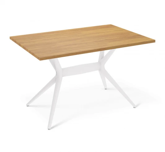 7468922502 Стол Sheffilton SHT-TU30-2/TT46 120/80 Белый/дуб 7468922502