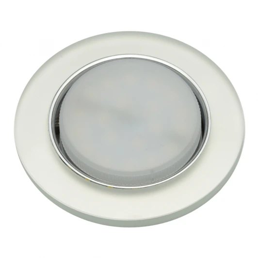 DLS-L158 GX53 CHROME/MATT CLEAR Встраиваемый точечный светильник Fametto Luciole DLS-L158 GX53 CHROME/MATT CLEAR (220V, круглые)