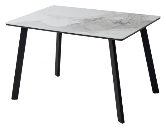 480M06131 Стол ТИК ТАК 120 цвет PANDORA LIGHT Пандора, керамика / Черный каркас M-City 64653