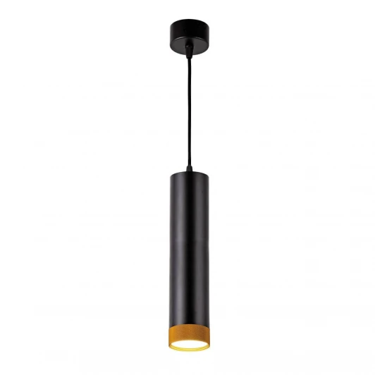 50164/1 LED черный / золото Подвесной светильник Eurosvet Tony 50164/1 LED черный/золото