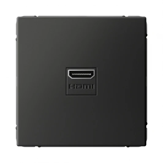 GAL001480 Розетка HDMI (базальт) Systeme Electric GAL001480