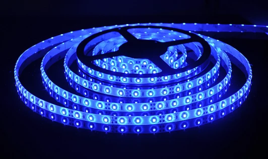 3528/60 LED 4.8W IP65 синий свет Светодиодная лента Elektrostandard 3528/60 LED 4.8W IP65 синий свет