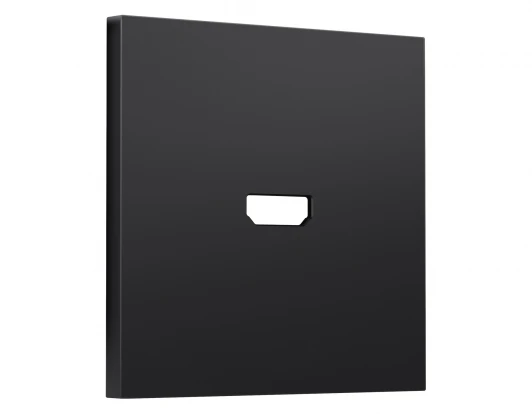 SP8140 Лицевая панель SIGMA (Черный матовый) для HDMI розетки Ambrella Volt QUANT PRO SP8140