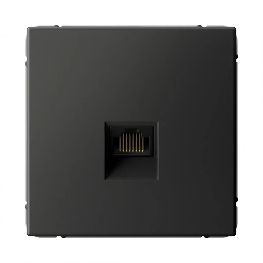 GAL001486 Розетка Ethernet RJ-45 (базальт) Systeme Electric GAL001486