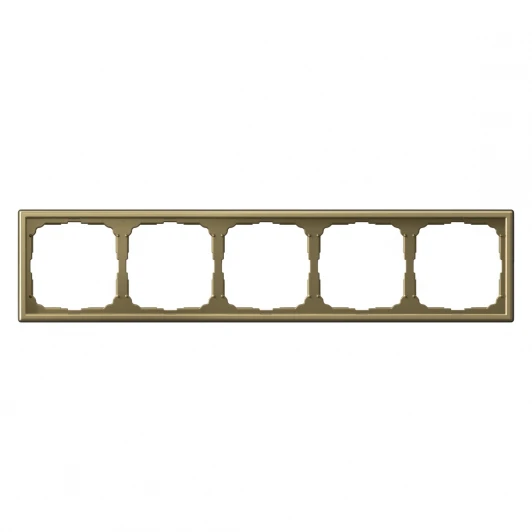 GAL001605 Рамка на 5 постов (золото) Systeme Electric GAL001605