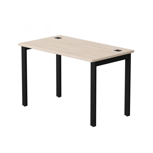 254S006DY9005 Стол прямой Everprof EVO (ЭВО) на металлокаркасе 1180х670х755 мм Дуб Соната/Черный 254S006DY9005