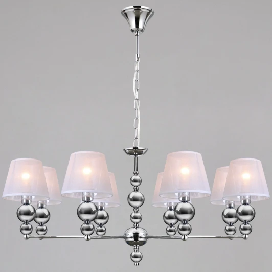 IL0611-8PSQ-26 CR ELITE Подвесная люстра ILLUMICO IL0611-8PSQ-26 CR ELITE