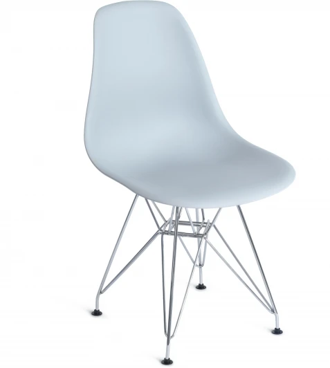 15353 Обеденный стул Tetchair CINDY IRON CHAIR (EAMES) (Металл,Пластик/Серый) 15353