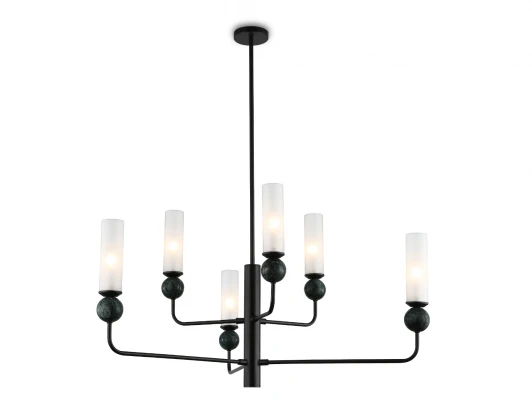 LH53274 Потолочная люстра на штанге с мрамором Ambrella Ceramo Modern LH53274