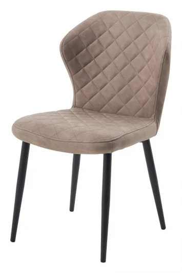 472M06072 Стул МОНРО, цвет CYPRUS-03 ЛАТТЕ, искусственная замша / черный каркас M-City 64614