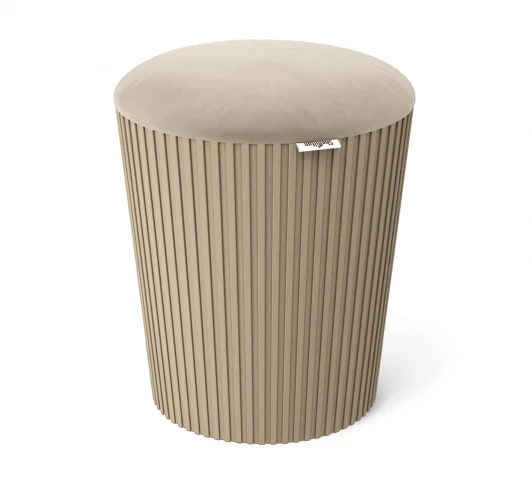 7501155302 Пуф Sheffilton SHT-B24 ванильный крем/капучино 7501155302