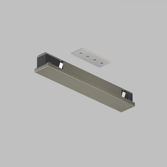 TR5722-DN Коннектор прямой для трека Denkirs Shine Base TR5722-DN 48V темный никель