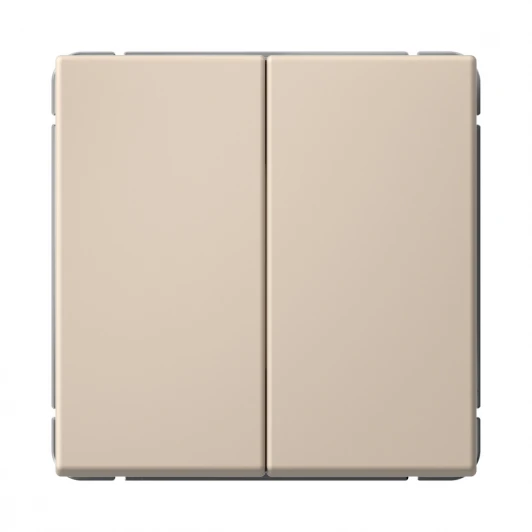 GAL001251 Выключатель двухклавишный (песочный) Systeme Electric GAL001251