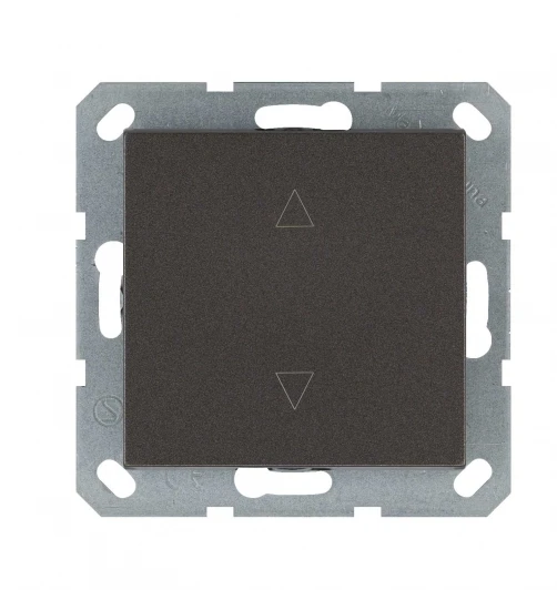 G3018Z Выключатель жалюзи одноклавишный (мокко) Jasmart G-Classic G3018Z