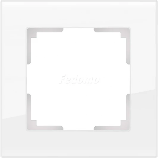 WL01-Frame-01 Рамка на 1 пост Werkel Favorit, белый