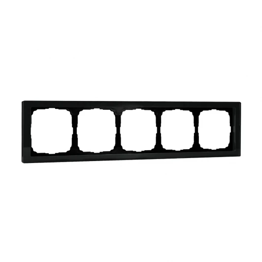GAL321005 Рамка на 5 постов (черный) Systeme Electric GAL321005