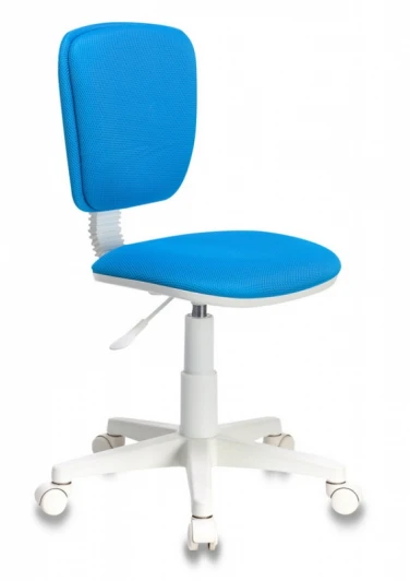 CH-W204NX/BLUE Кресло детское Бюрократ CH-W204NX голубой TW-55 крестовина пластик пластик белый