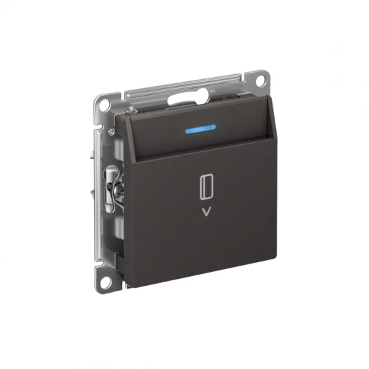 ATN001467 Выключатель карточный (базальт) Systeme Electric ATN001467