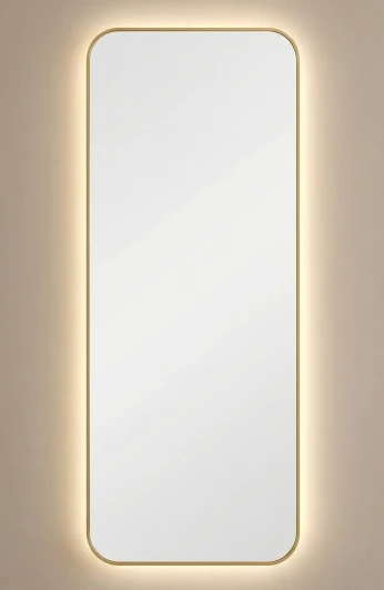 SM007LGL Smart XL LED Gold Зеркало в полный рост в раме с подсветкой Art-Zerkalo SM007LGL 13949
