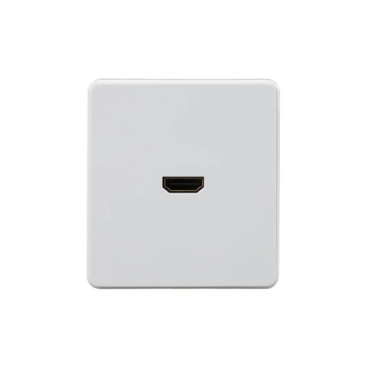 KR-78-0730-1 Розетка HDMI с/у перламутр Kranz Round KR-78-0730-1