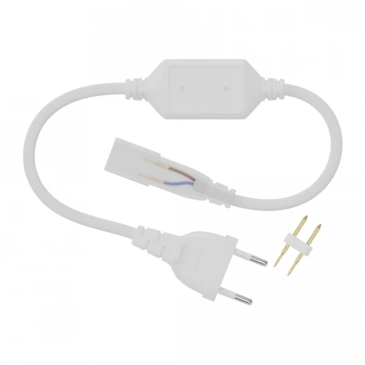 03-191 Шнур питания для светодиодного круглого неона smd 2835 144д/м d=14мм арт 17-57/58/59 Apeyron 03-191