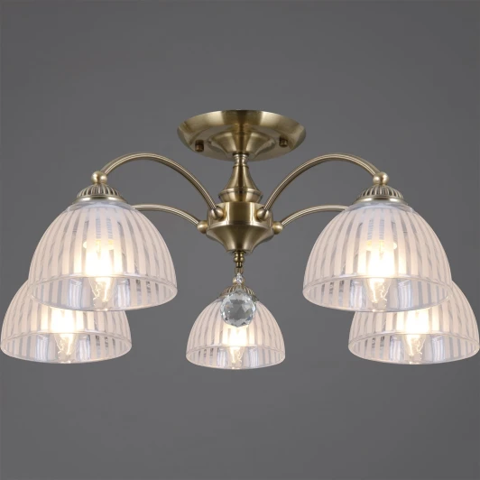 IL0564-5CSQ-25AB ELITE Потолочная люстра на штанге ILLUMICO IL0564-5CSQ-25AB ELITE