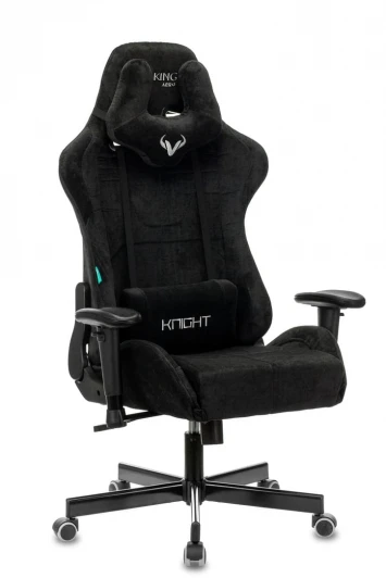 УТ000004459 Кресло игровое Бюрократ VIKING KNIGHT LT20 FABRIC черный Stool Group арт.УТ000004459