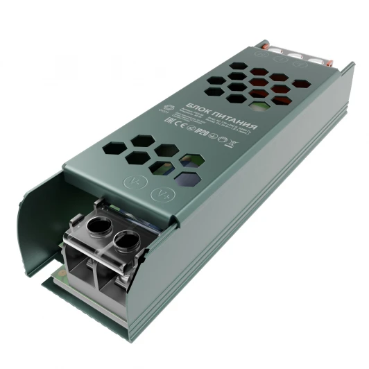 PS3-56 Блок питания 24В 40Вт 175-240В, 1,6А, IP20 алюминий OGM PS3-56