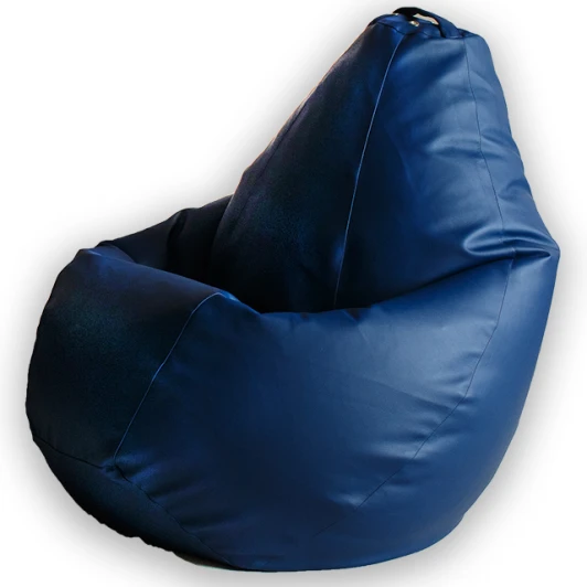 5010311 Кресло мешок Dreambag Груша Синяя ЭкоКожа (L, Классический) 5010311